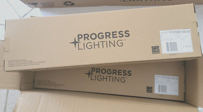 2 pk Progress Lighting Progress Led P730011-030-30 WHITE (23 3/4'' x 3'' x 6 1/8'')