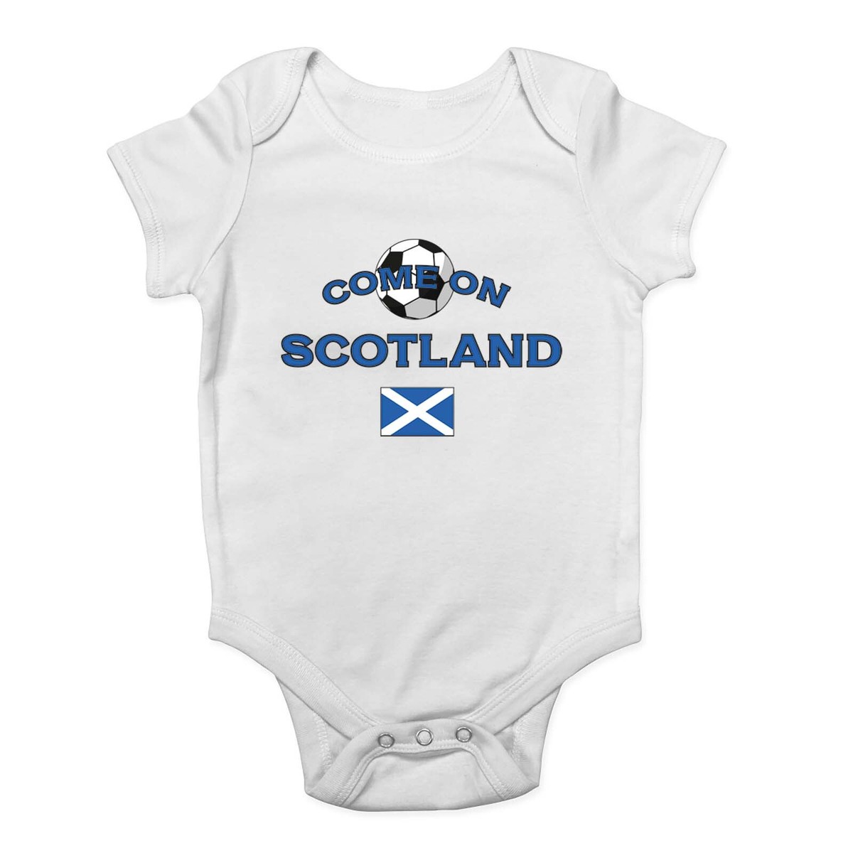 Scotland Football Come On Sports Baby Grow Vest Bodysuit Boys