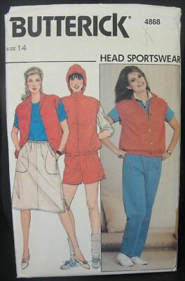3247 Vintage Butterick SEWING Pattern Misses Shirt Top Skirt Pants Shorts UNCUT 
