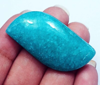 Natural Amazonite Polished Cabochon Loose Gemstone 46.50 Ct With Free Gift