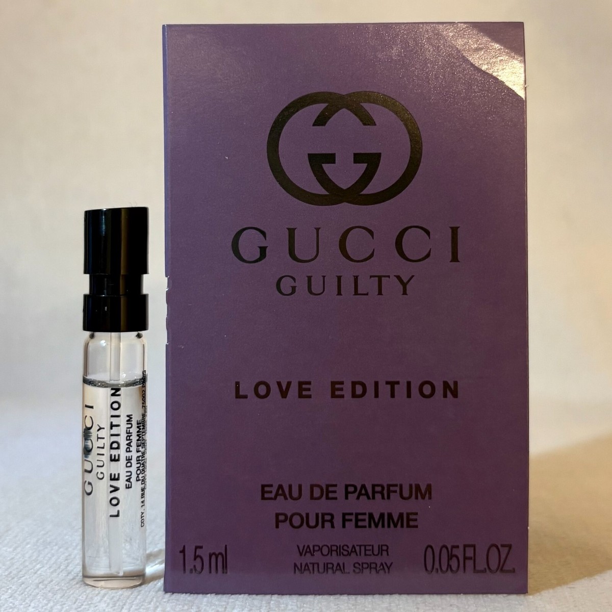 Gucci Guilty Love Edition Pour Femme Sample Spray .05oz, 1.5ml