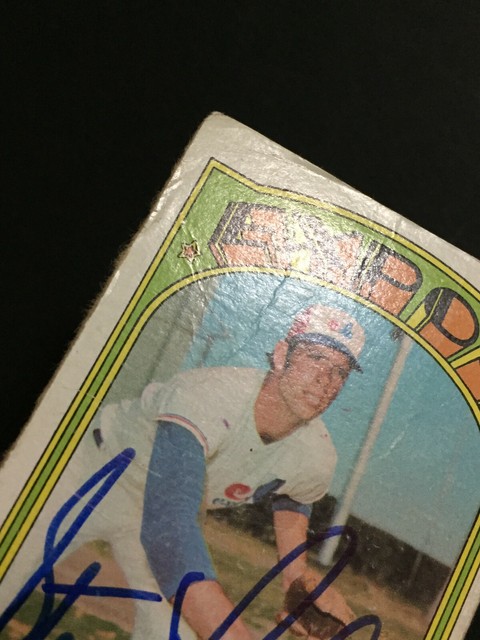 Steve Renko Expos Signed 1972 Topps Baseball Card 307 Auto Autograph 1
