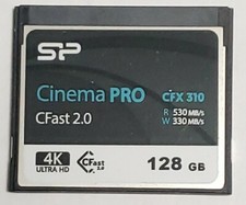 Silicon Power 128GB Cinema PRO CFX 310 CFast 2.0 Memory Card