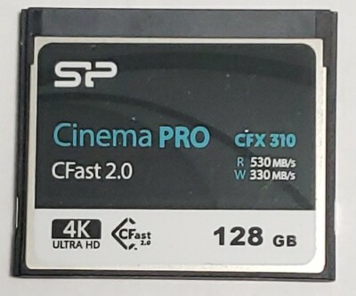 Silicon Power 128GB Cinema PRO CFX 310 CFast 2.0 Memory Card