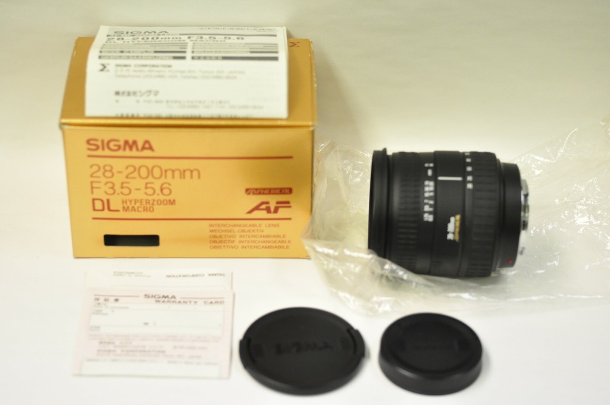 シグマ SIGMA AF 28-200mm F3.5-5.6 DL MACRO キャノン用 (良品) 28 