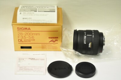 ★ ニコンF シグマ 28-200mm F3.5-5.6D ASPHERICAL Sigma AF 28-200mm f3.5-5.6 DL Hyperzoom macro aspherical lens w