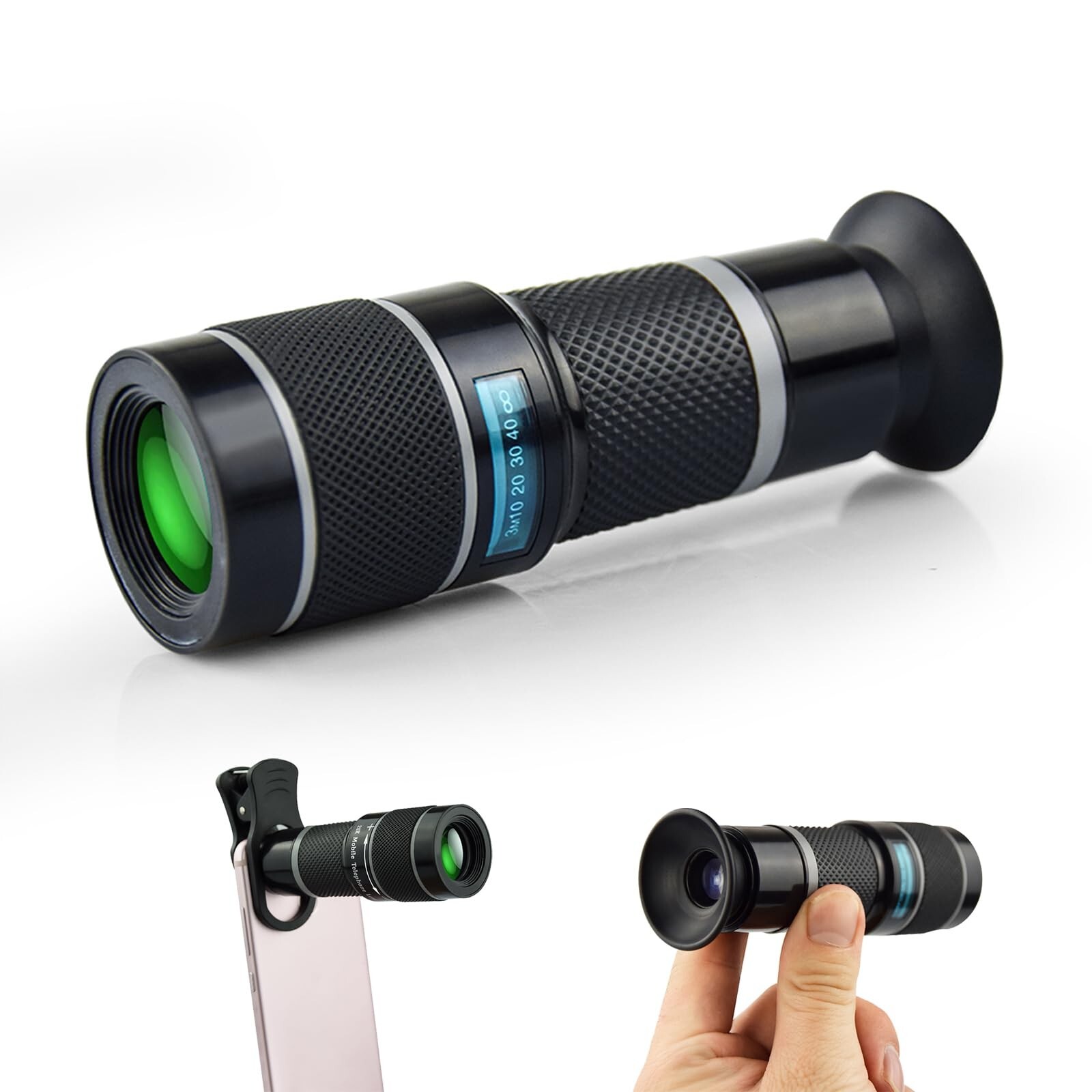Smartphone Telescope - Mobile Phone Lens 18x External Hd Photography, Adjusta...-image