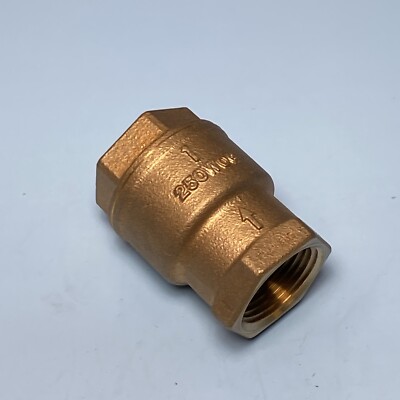 Kitz #36 Bronze Check Valve, 1'' NPT Threaded, 250WOG, Silent Type, FPM Disc YA