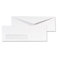Window Envelope, 10, 4 1/8 X 9 1/2, White, 1000/box-qua90120b on sale Window Envelope, 10, 4 1/8 X 9 1/2, White, 1000/box-qua90120b on sale