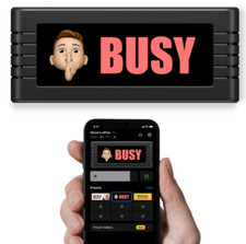 NUOVA insegna intelligente digitale Busy Box "D" con schermo HD per lavoro.  Casa, studi