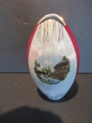 M K Bavaria 28 Porcelain Vase Bad Kissingen  Souvenir              D35