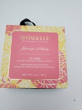 NEW NIB Spongelle Mimosa Petals Body Wash Sponge Buffer 14 Uses Free Shipping