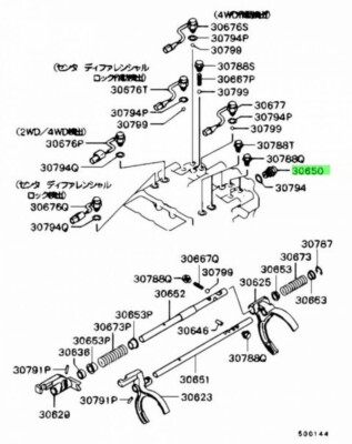Mitsubishi Genuine OEM Switch, t/f gearshift low range detect