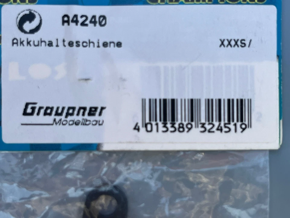 Team Losi A-4240 Losa4240 A4240 4240 Battery Strap Batteriehalter  XXX-S Vintage - Bild 3 von 3