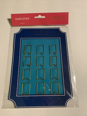 EMILY LEY At-A-Glance Planner Set of 12 Paper Clips For Planners & Organizers