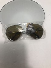 NOS 1980's Vintage Anco Aviator Lens men's sunglasses Trooper -DARK-