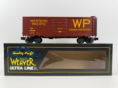 Weaver Ultra Line PS-1 40' Boxcar 3 rieles #U2120 Western Pacific WP #46105 EX | Zustand: Used