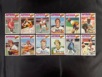 1977 Topps Baseball Houston Astros Complete Team Set (27) Clean | eBay