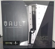 Calibur11 Licensed Vault : XBox360 Case Base Model White - Brand New - Fast Ship