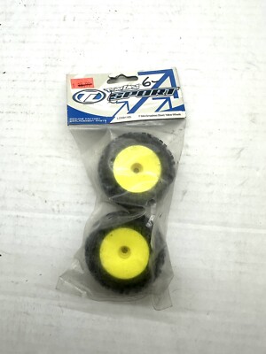 Team Losi Mini T Front Mini Smashers Glued Yellow Wheels Losb1185 1185 #0001