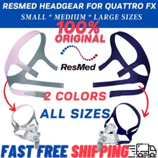Original ResMed Headgear for Quattro FX & Quattro FX For Her Full CPAP Masks
