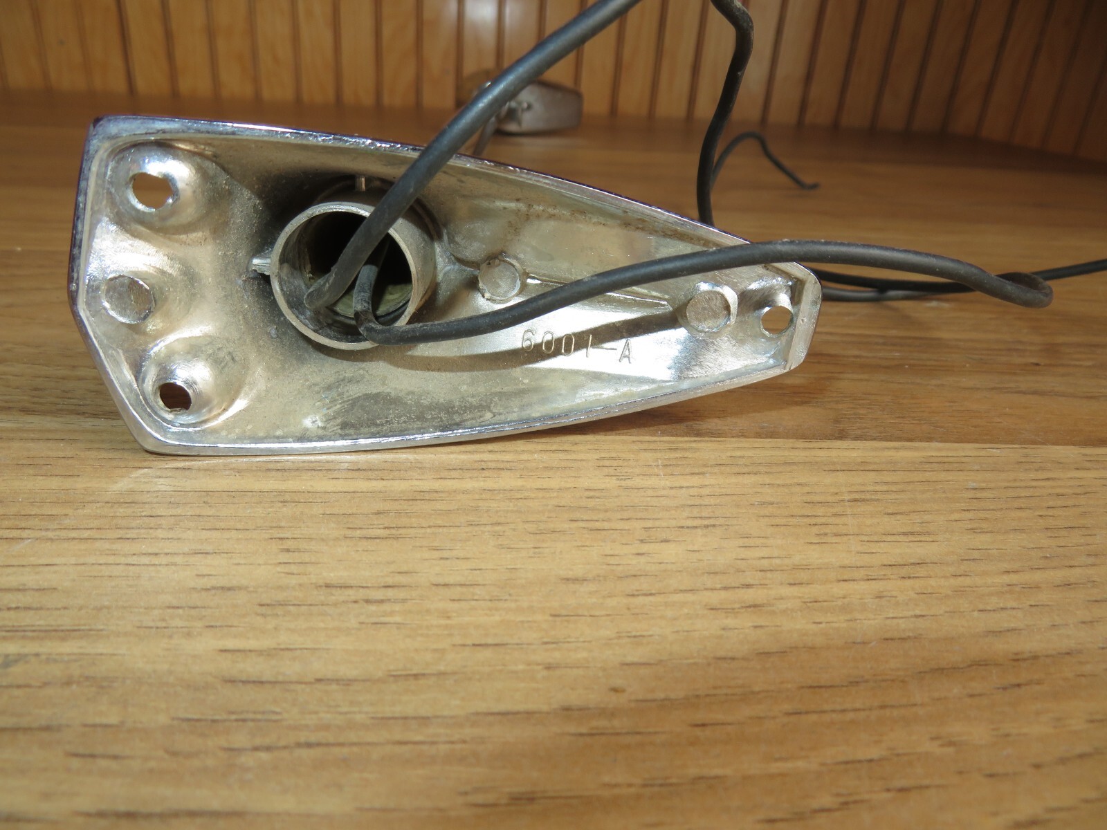 Vintage Kainer Boat Stern Light Flag mast Attwood Jetson Style 6001A