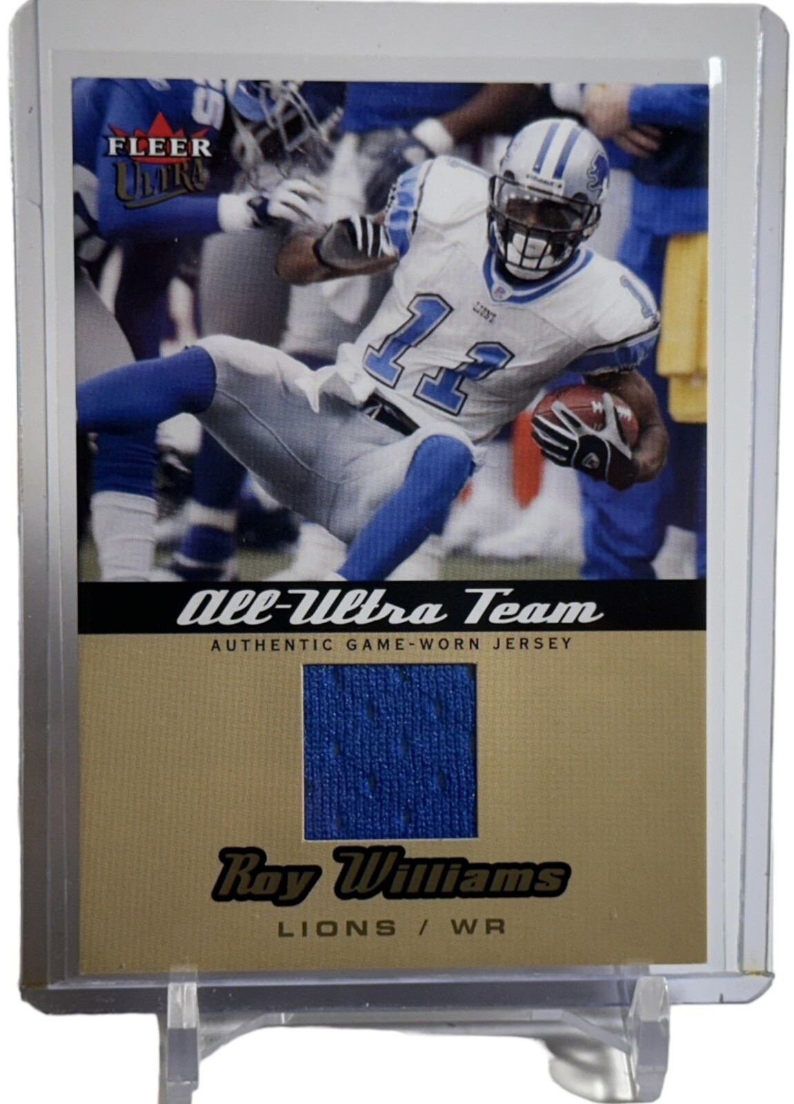 FILA Carta maglia indossata 2005 Fleer Ultra All Ultra Team Roy Williams #AU ROW