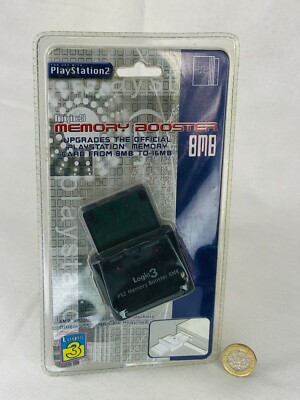 MEMORY BOOSTER PS2 PLAYSTATION 2 8MB BIS 16MB SEALED NEU LOGIC 3