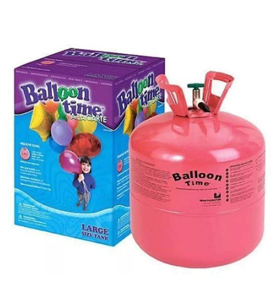 Hélium Grande bouteille gaz d'hélium pour 50 Ballons bonbonne jetable capacité 0,40m3