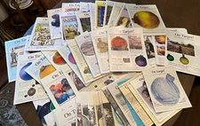 "ON TARGET! " - ORIG.  ANTIQUE GLASS TARGET BALL NEWSLETTER /MAG -1995-2014 -SET