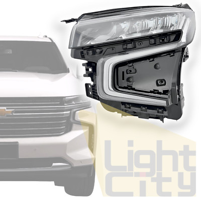 Plug-and-Play LED Switchback Headlights For 2021-2024 Chevy Tahoe & Suburban With Modules