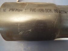 Lot of 2 Sch 80 PVC 3 Inch Male Adapter DEEP Socket X Male NPT Thread