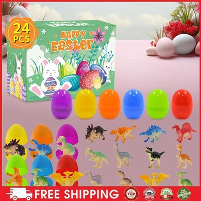 K- 12Pcs Filled Easter Egg Gift Easter Egg Toy Prefilled Easter Eggs for Boys Gi