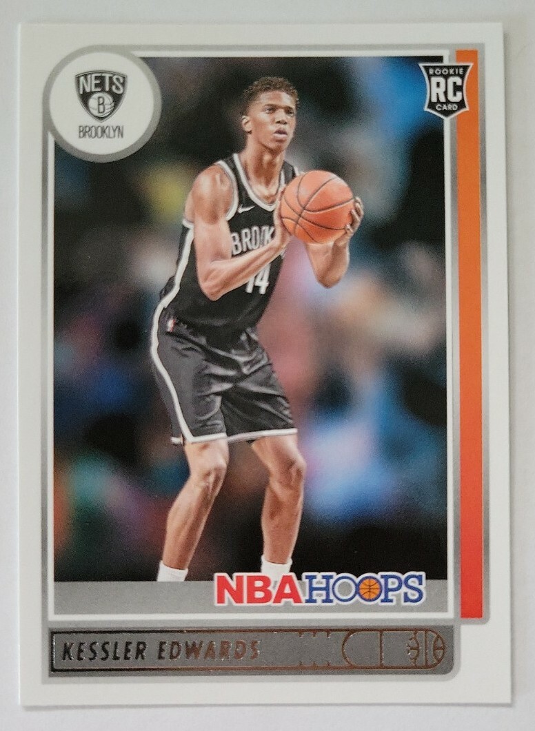 2021-22 Panini NBA Hoops Kessler Edwards Base RC #246 BROOKLYN NETS QTY.
