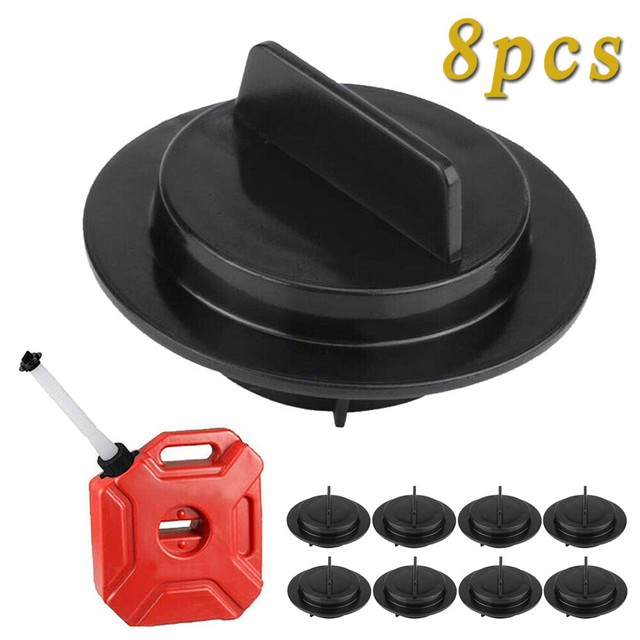 8pcs Black Gas Can Stopper Cap Spout Gasket Replacement Set For Gott