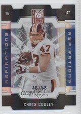 2009 Donruss Elite Aspirations Die-Cut 46/53 Chris Cooley #100 0b2