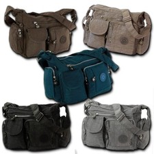 Bag Street Borsa Da Donna Borsa A Spalla Scelta Di Colore Nylon 32x20x12 OTJ205X