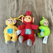 Vtg Teletubbies BEANLINGS Playskool 1998 Ragdolls Hasbro 6 Po 2 McDonald s