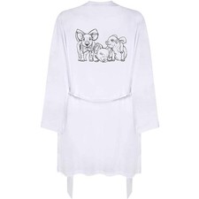 'Three Pigs' Adult Dressing Robe / Gown RO011015
