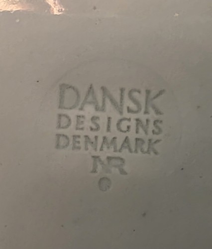DANSK~SPECKLED BROWN MIST~6 RIMMED FRUIT BOWLS~IMPRESSED NIELS REFSGAARD ~ 6.25" - Picture 6 of 6
