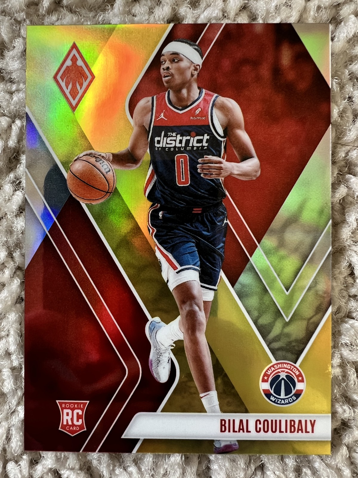 2023-24 Phoenix Bilal Coulibaly #285 Yellow /49 (RC) Wizards Low #’d