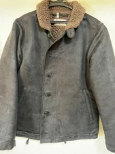 STEVENSON OVERALL CO. Deck Jacket N1-JB Wool Boa Lining Made in Japan