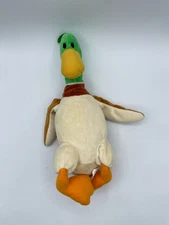 Kohls Cares for Kids Duck at the Door 2007 Book Mallard Plush Kohl's Bird Green
