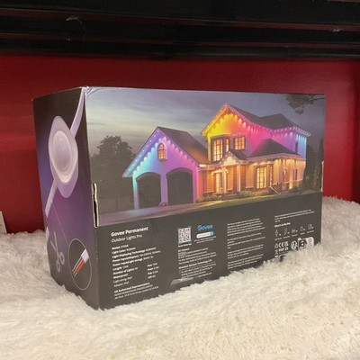 Govee Outdoor Lights Pro 150 ft RGBIC White, App/Voice Control, IP67, Matter