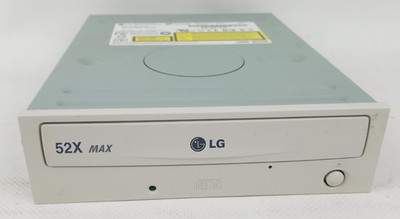 Hitachi LG GCR-8523b White IDE PATA CD Player Drive