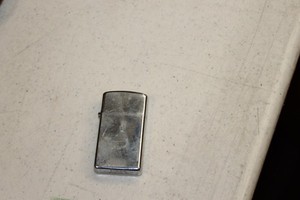 Zippo Lighter Chrome Slim Design