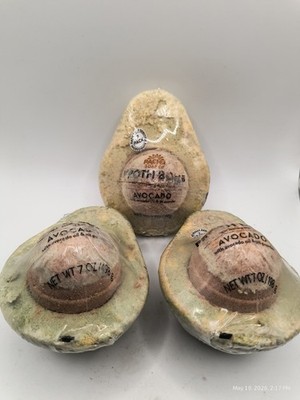 Lot Of 3 Pacha Soap Co Bath Bombs Avocado 2 Pack Each Use Together Or Separate