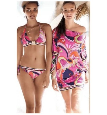 NWT Sz XS Trina Turk French Riviera Swim Cover Tunic