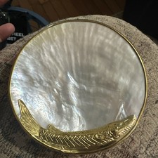Mother-of-Pearl Round Decorative Bowl