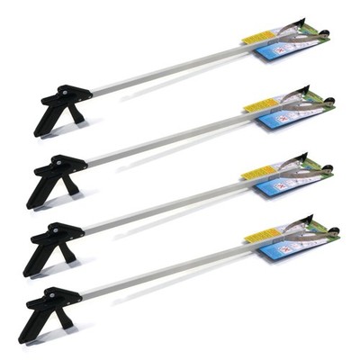 (4 Pack) 40'' G4 DOT Easy Reacher Tool for Picking Up Trash & Debris While Mowing